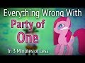 Youtube Thumbnail (Parody) Everything Wrong With Party of One In 3 Minutes or Less