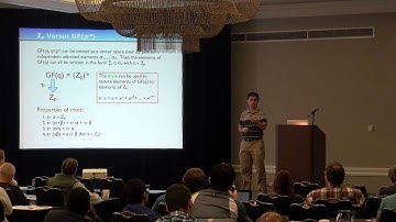 Daniel Gottesman: Stabilizer Codes for Prime Power Qudits