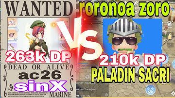 ragnarok origin PALADIN VS SINX pvp test 55ers vs semi spender by roronoa zoro