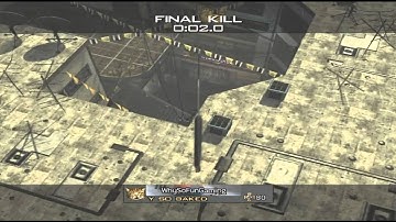 MW3-Across map Throwing Knife GWK on BootLeg SnD (TEST)