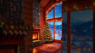 Winter Night LIVE • Sleep Music • Snow on Windows + Fireplace • Holiday Ambience All Night screenshot 2