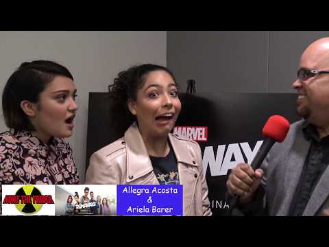 Exclusive Marvel's Runaways Interview with Allegra Acosta and Ariela Barer