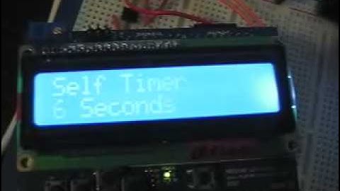 Arduino intervalometer, timer, bulb
