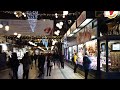 4K Walk - Budapest, Hungary "Central (Great) Market Hall in Christmas"