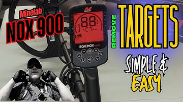 Minelab Equinox 900 - How-to Remove an Unwanted Target - Simple and Easy!