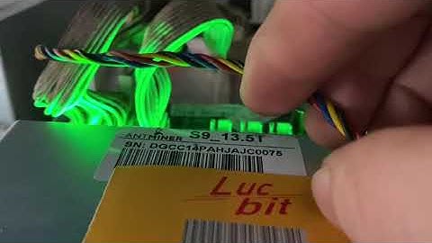 9.7 LUCBIT ASIC MINING ANTMINER S9 TEST