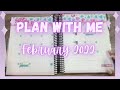 Setting up FEBRUARY BUDGET PLANNER || PLAN WITH ME || FEBRUARY 2022 || ERIN CONDREN