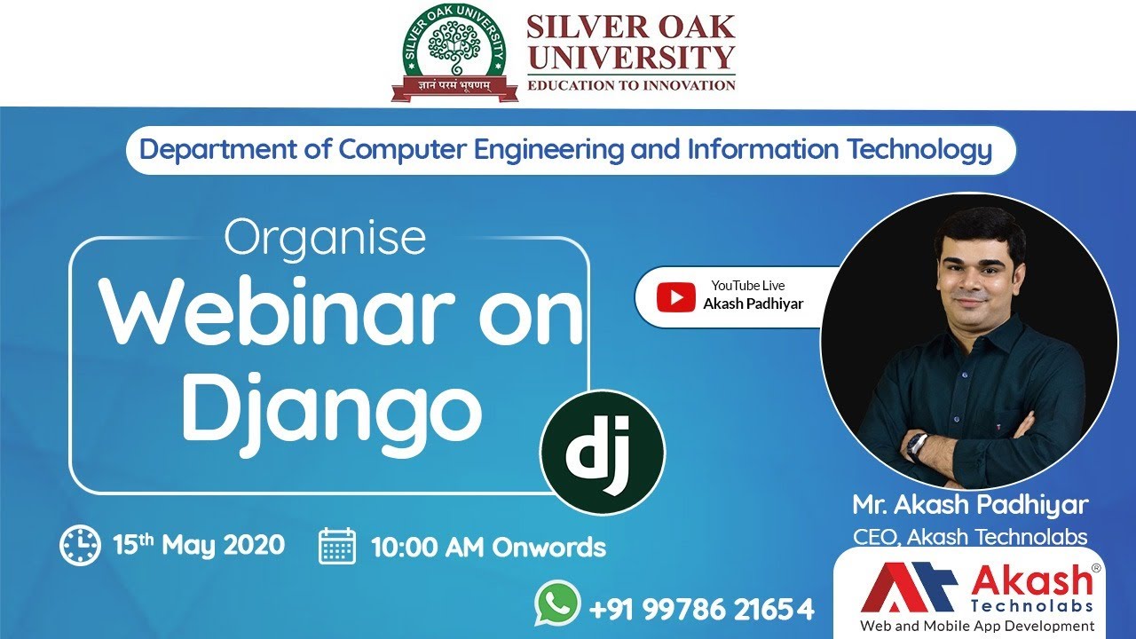 Django Framework - Free Webinar - YouTube