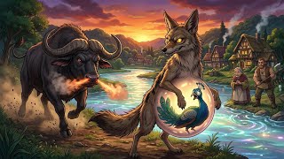 The Greedy Jackal Who Ate Everyone! | Emotional Ghibli Style Folk Tale