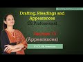 Drafting | Lecture 12 | Appearances | CS Professional