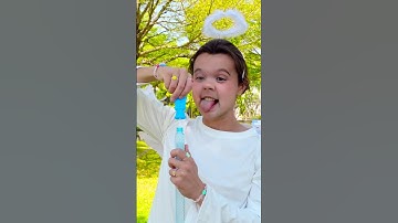 🌈 How to make a BUBBLE MACHINE with STRAWS! #shorts #kids