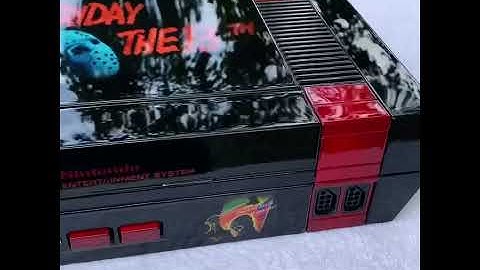 Custom NES Nintendo Friday the 13th with sound mod!!