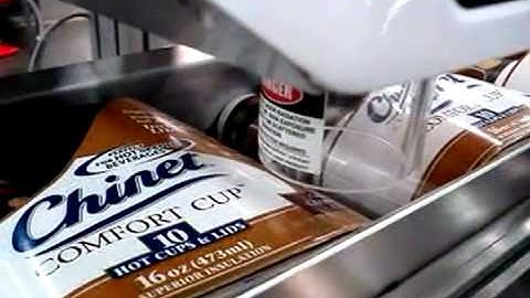 Laser Coding on Paper Cup Packaging