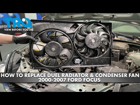 How to Replace Dual Radiator & Condenser Fan Assembly 2000-2007 Ford Focus