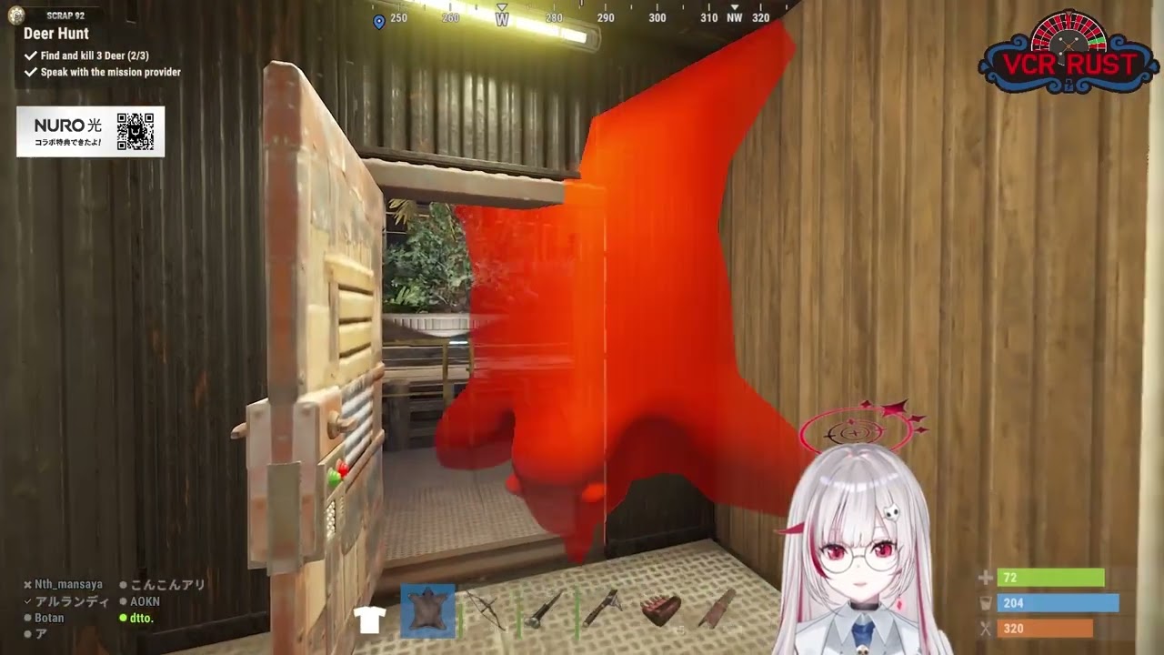 [VCR RUST] dtto. softlocks herself with a bear in VCR RUST