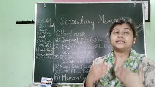 Secondary Memory or Auxiliary Memory or Storage Devices of Computer System ||Class 5||Ch-3|| Part-3