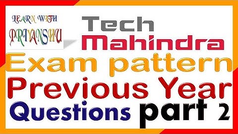 Tech Mahindra previous year questions | part 2 |tech mahindra preparation 2020|Aptitude Questions
