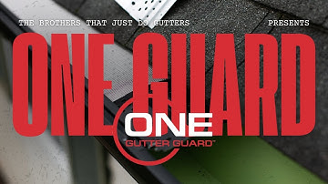 Eliminate Clogged Gutters With One Gutter Guard From The Brothers!
