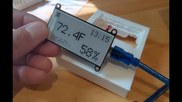 CircuitPython Govee E Ink Display Project Video