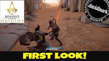 ASSASSINS CREED ORIGINS - First Look, Weird Audio Problems