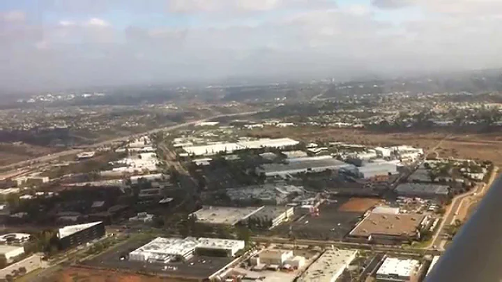 Landing Cessna 172SP N1955L at Montgomery field MYF in San Diego