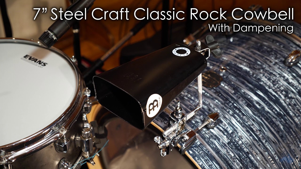 SCL70B-BK Cowbell Classic Rock 7" Big Mouth