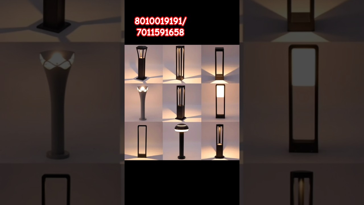 LED BOLLARD LIGHT#outdoorlights #pathwaylights #gardenlighting #modernlighting #bollards #ledlights