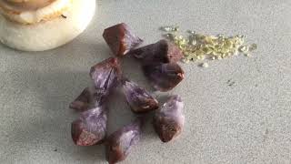 Auralite 23 Crystal Stones 未抛光打磨的极光23 原石