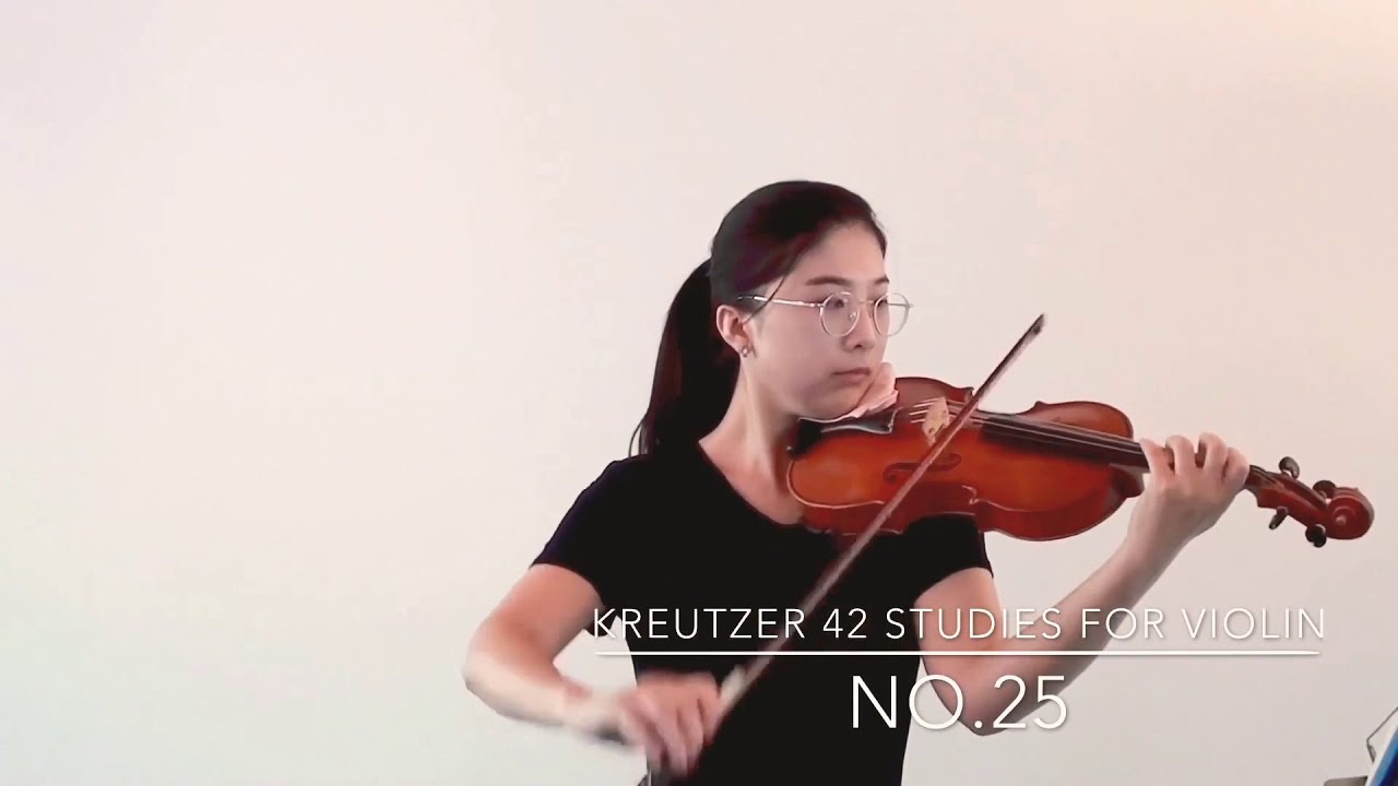 Kreutzer 42 Studies(Etudes) For Violin【No.25】 YouTube