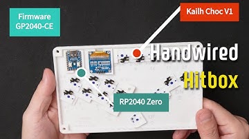 Hand Wired Hitbox with GP2040-CE & RP2040 Zero