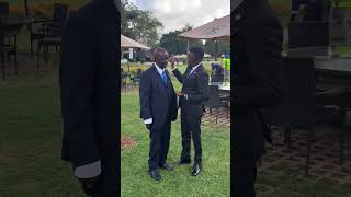 Ababu is back in ODM like he never left 😊catching up with Oburu #rip #raila #shorts #railaodinga