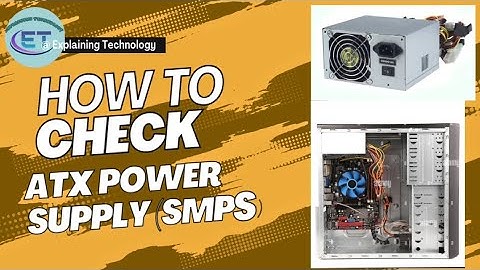 How to test ATX power supply # Switch mode power supply #SMPS #computer #DC power