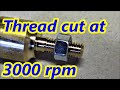 3000rpm thread cutting in small cnc lathe