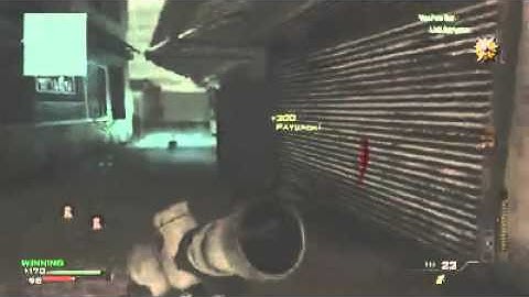 Cod MW3 Sniper Gameplay Quick/Hard/Drag scoping Bootleg Part 2