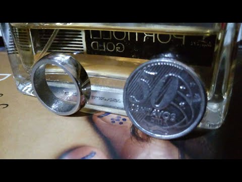 Vídeo: Como fazer um anel de uma moeda. anel de moeda DIY