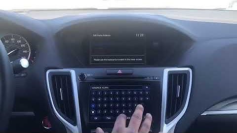 Hendrick Acura Overland Park -  How to set the "Go Home" feature on the navigation system