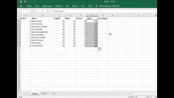 How to use SUM function in Microsoft Excel (Urdu/Hindi Tutorial)