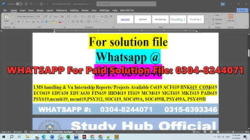 EDU510 Assignment 1 solution Spring 2025