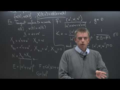 Differential Geometry - Claudio Arezzo - Lecture 12 - YouTube