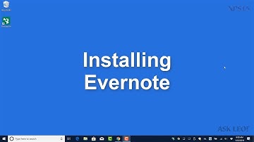Installing Evernote