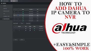 How to Add IP Camera in Dahua NVR | Dahua IP Camera Setup