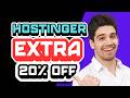 NEW Hostinger VPS Coupon Code 2026 🚀 Hostinger KVM coupon code 20% OFF