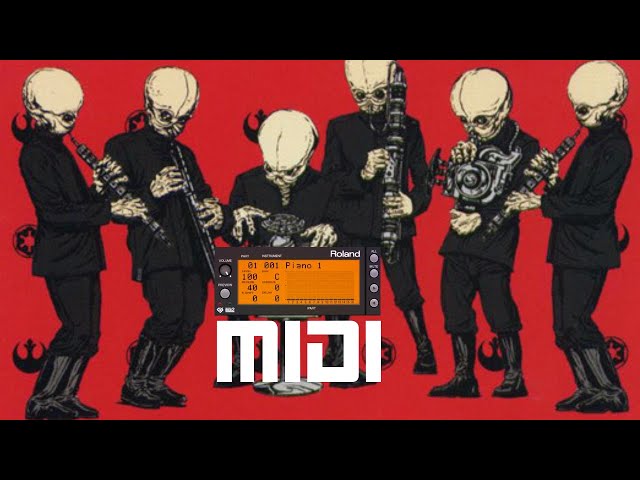 MIDI】John Williams - The Cantina Band (from Star Wars) | Roland