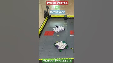 Hexbug Battlebots playin with camera angles Witch Doctor vs Biteforce