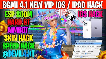 BGMI 4.1 iOS Hack Latest 2025 | Safe Main Id | iOS HACK Direct Install Skin Hack 4.1 BGMI IOS HACK