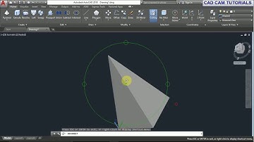 AutoCAD 2018 Tutorial for Beginners   40  HOW TO MAKE PYRAMID IN AUTOCAD#
