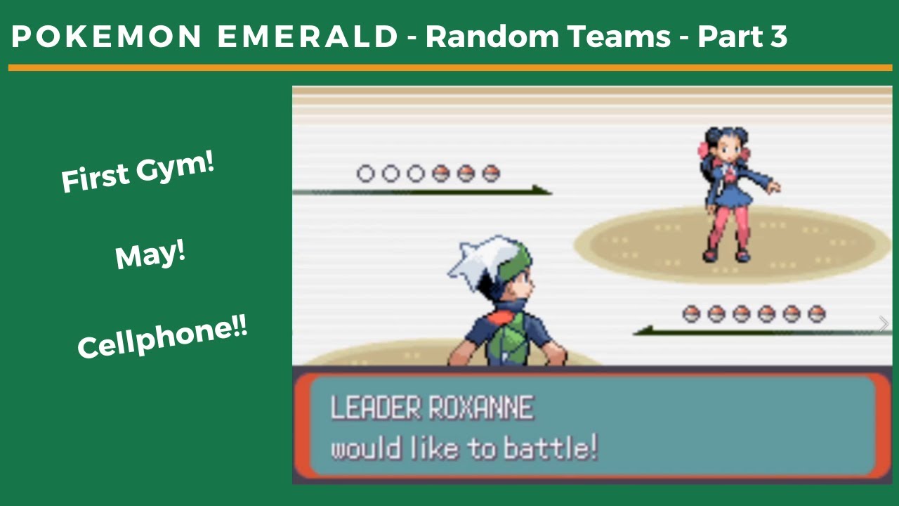  Hacks - Pokemon Emerald - All Random Battles