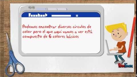 Video –Comic  infantil Circulo Cromático