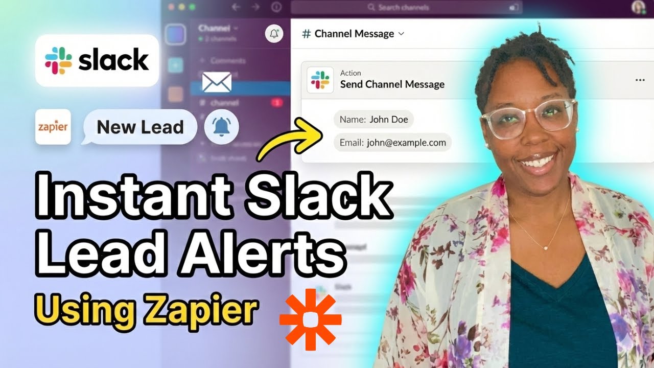 Zapier Slack lead notification automation tutorial