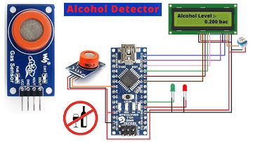 DIY Alcohol Detector | MQ-3 Sensor interfacing with Arduino | Arduino